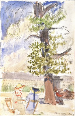 Кустодиев Борис Михайлович. Париж 